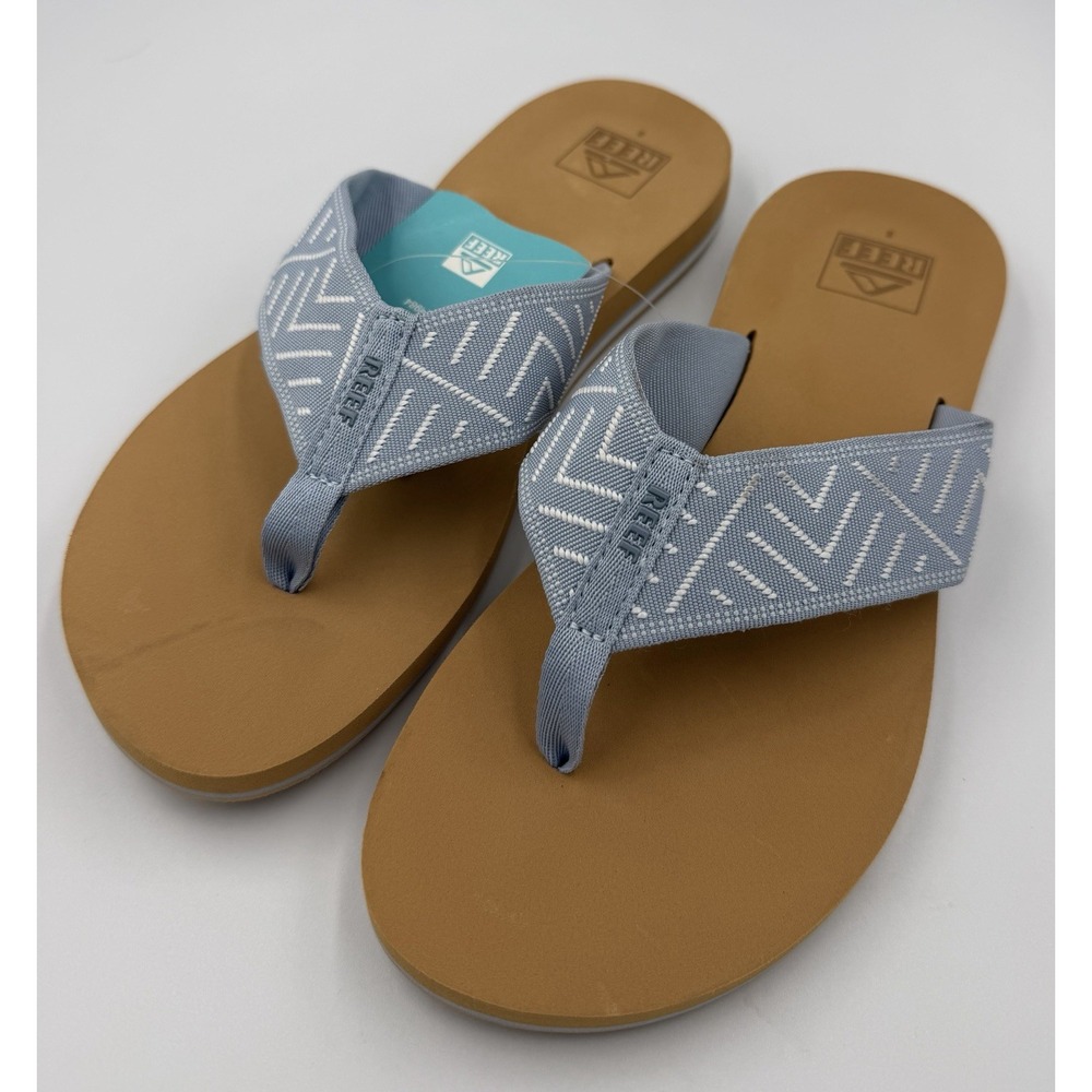 Reef Womens Spring Woven Summer Beach Flip Flops  Sandals Waterproof Sz 8 New